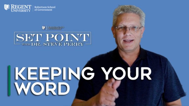 Set Point with Steve Perry: Keeping Your Word, and Your Resolutions!